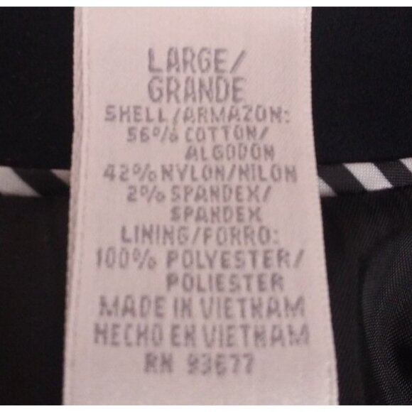 NWT Worthington Stretch Women's Black Short Sleeve Blazer Jacket Size Large - Picture 8 of 9